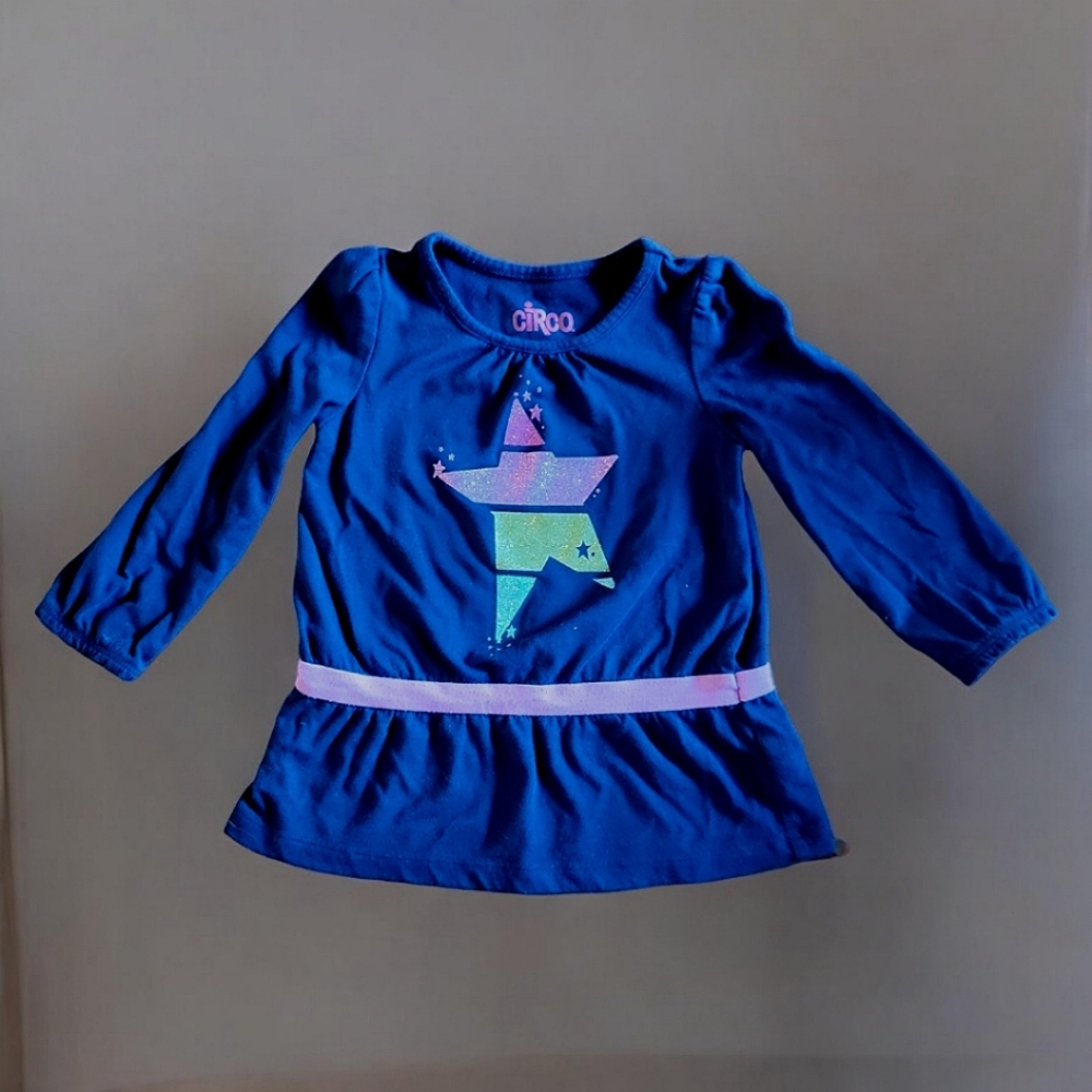 Circo Dark Blue Long Sleeve T-Shirt Stars 18M